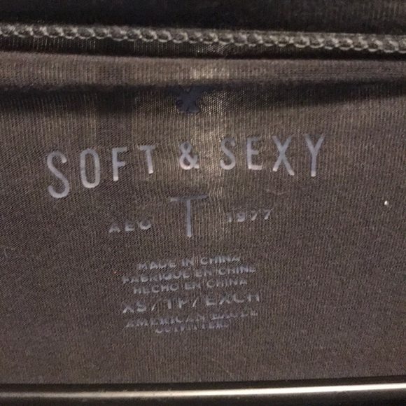 American Eagle Soft Grey Tee - Picture 3 of 3